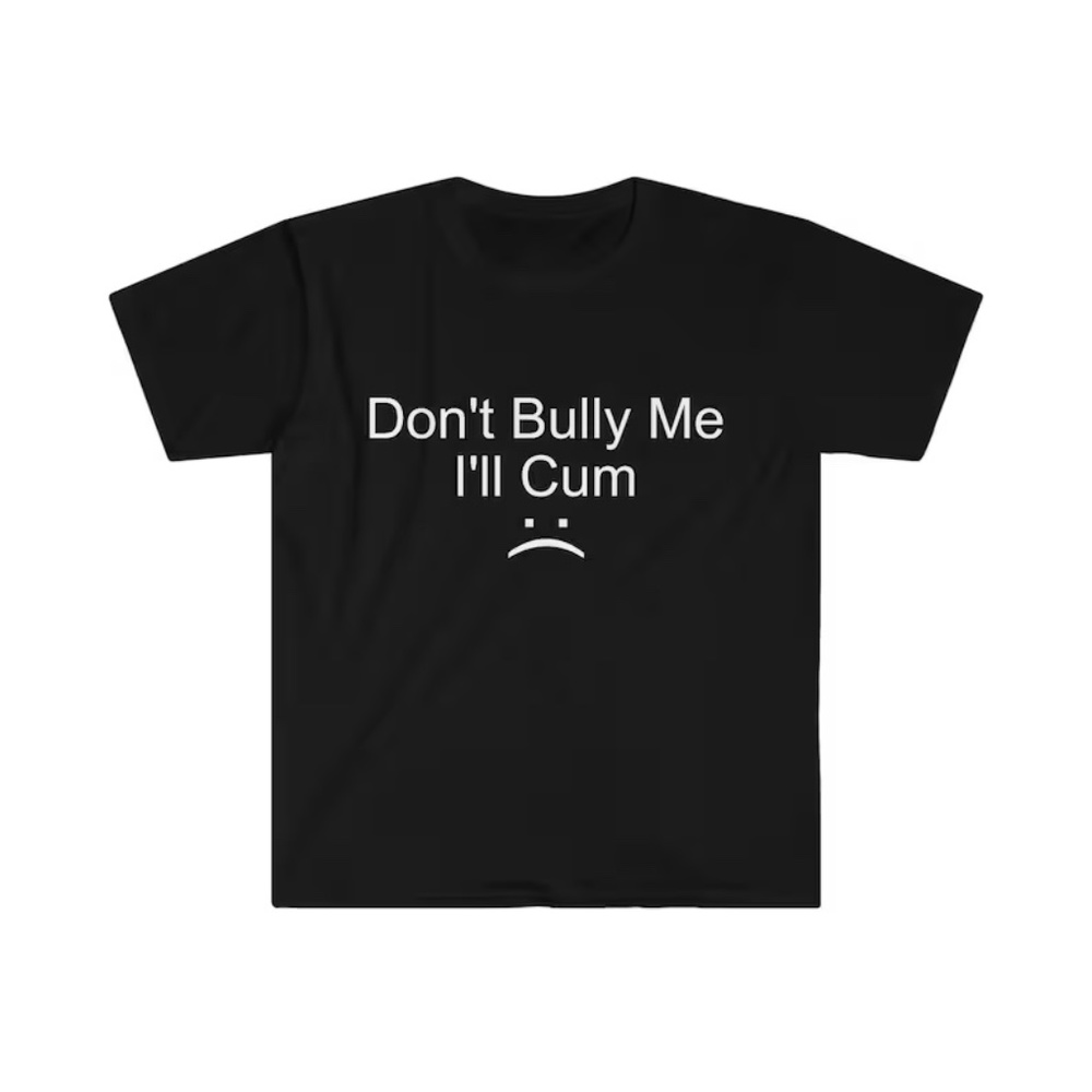 DONT BULLY ME ADULT HUMOR TEE
